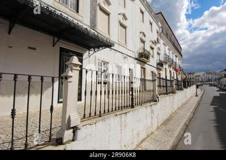 Houses, Estremoz, Evora, Alentejo, Portogallo Foto Stock