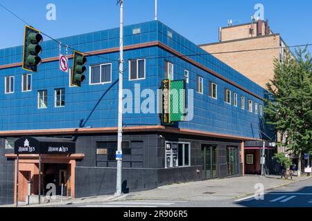 Seattle, WA, USA-luglio 2022; veduta del caratteristico edificio del Crocodile (ex Crocodile Café o The Croc) Music club nel Belltown Foto Stock