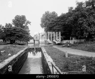 Chiuse inferiori, C &amp; o Canal, Washington, D.C., c.between 1910 e 1920. Foto Stock