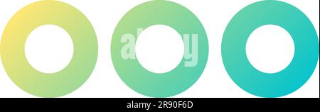 Pulsante altre opzioni icona dell'interfaccia utente lineare pixel Perfect Gradient Illustrazione Vettoriale