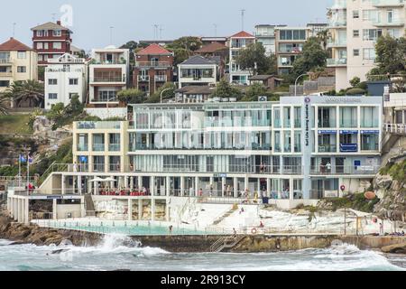 La piscina Bondi Icebergs a Bondi Beach, Sydney Australia, novembre 2012 Foto Stock