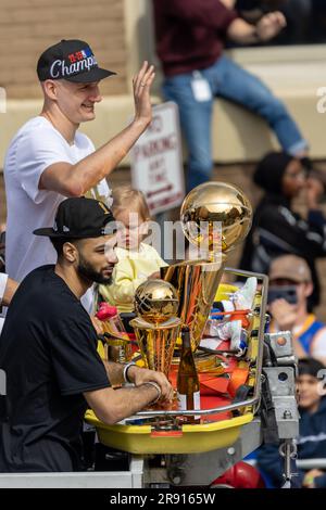 2023 Denver Nuggets Parade Foto Stock