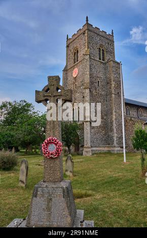 Chiesa di Santa Maria Vergine, Brancaster, Norfolk Foto Stock