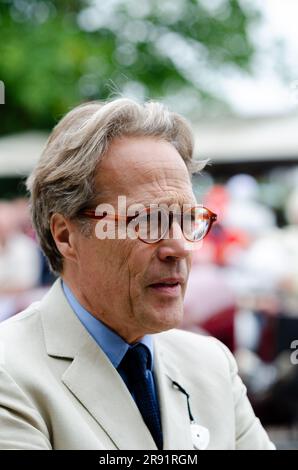 Lord March all'evento motoristico Goodwood Festival of Speed 2016. Charles Gordon-Lennox, XI duca di Richmond Foto Stock