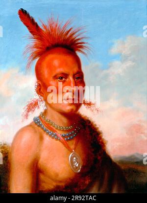 Sharitarish, Pawnee Chief, illustrazione Foto Stock