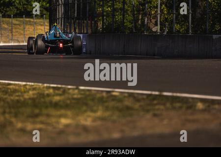 04 FRIJNS Robin (nld), Team ABT - CUPRA, Spark-Mahindra, Mahindra M9-Electro, azione durante l'ePrix Southwire Portland 2023, 9° incontro del Campionato Mondiale ABB FIA di Formula e 2022-23, sul Portland International Raceway dal 22 al 24 giugno 2023 a Portland, Stati Uniti d'America Foto Stock