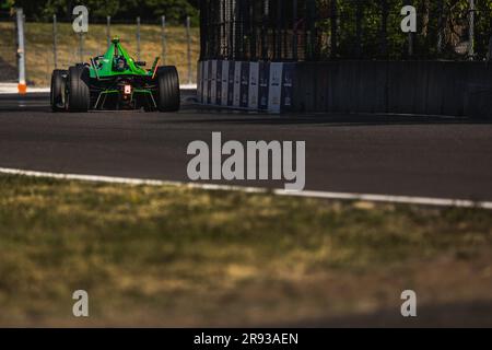 37 CASSIDY Nick (nzl), Envision Racing, Spark-Jaguar, Jaguar i - tempo 6, azione durante il Southwire Portland ePrix 2023, nono incontro del Campionato del mondo ABB FIA di Formula e 2022-23, sul Portland International Raceway dal 22 al 24 giugno 2023 a Portland, Stati Uniti d'America Foto Stock