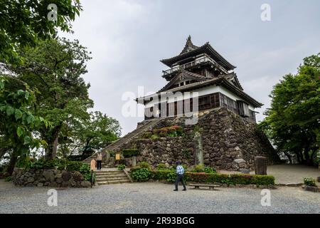 Castello di Maruoka a Fukui, Giappone Foto Stock