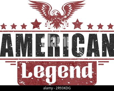 American Legend - 4 luglio - USA Design Foto Stock