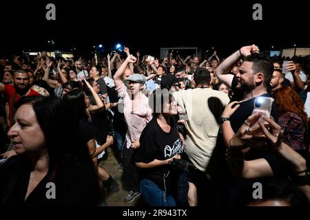 Roma, Italia. 23 giugno 2023. Muro del canto durante il Maestrale Tour Estivo 2023, il 23 giugno 2023 al Parco Schuster di Roma. (Foto di Domenico Cippitelli/NurPhoto)0 crediti: NurPhoto SRL/Alamy Live News Foto Stock