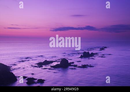 Capo Erimo al mattino Foto Stock