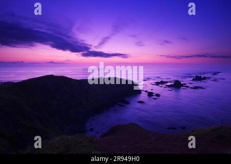 Capo Erimo al mattino Foto Stock