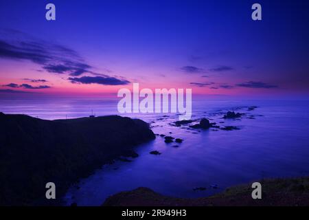 Capo Erimo al mattino Foto Stock