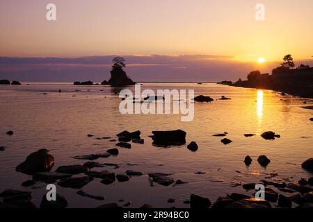 Amaharashi Coast al mattino Foto Stock