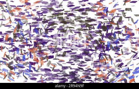 Forme colorate di piccole dimensioni sfondo Foto Stock