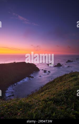 Capo Erimo al mattino Foto Stock