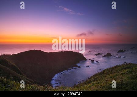 Capo Erimo al mattino Foto Stock