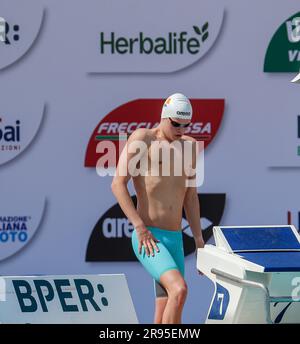 Roma, Italia. 24 giugno 2023. Foro Italico, Roma, Italia, 24 giugno 2023, Jack Cassin (IRL) durante il 59° sette Colli internazionali di nuoto (giorno 2) - Swimming Credit: Live Media Publishing Group/Alamy Live News Foto Stock