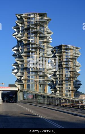 Kopenhagen, Stadtentwicklungsgebiet Südhafen, Kaktustürme // Copenhagen, South Harbour Development area, Kaktus Towers Foto Stock