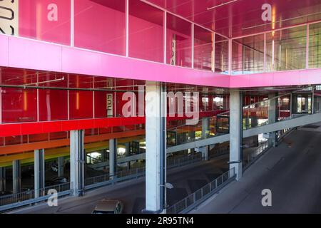 Kopenhagen, Stadtentwicklungsgebiet Ørestad, Hügelhaus // Copenhagen, City Development area Ørestad, Mountain Dwellings Foto Stock