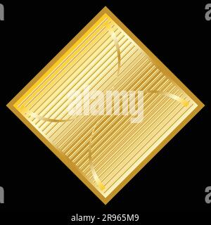 Splendido design rettangolare con motivo rettangolare Illustrazione Vettoriale