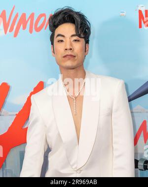 New York, USA. 24 giugno 2023. Eugene Lee Yang partecipa alla proiezione speciale di Nimona di Netflix a New York all'AMC Lincoln Square il 24 giugno 2023. (Foto di Lev Radin/Sipa USA) credito: SIPA USA/Alamy Live News Foto Stock