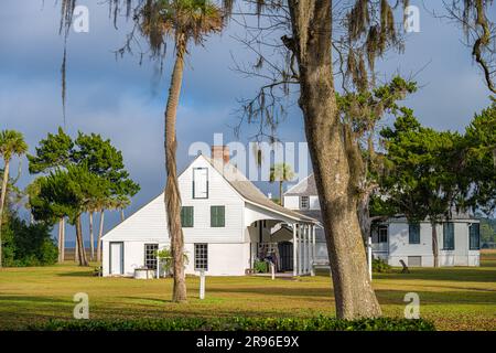 Kingsley Plantation, sull'isola di Fort George, nella Timucuan Ecological and Historic Preserve a Jacksonville, Florida. (USA) Foto Stock