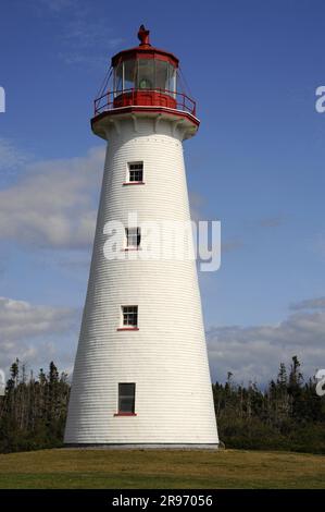 Punto Prim faro, Prince Edward Island, Canada Foto Stock