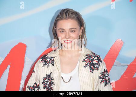 New York, New York, USA. 24 giugno 2023. (NEW) Netflix "Nimona" New York Screening. 24 giugno 2023, New York, New York, USA: Chloe Grace Moretz partecipa alla proiezione di "Nimona" di Netflix all'AMC Lincoln Square Theater il 24 giugno 2023 a New York City. (Immagine di credito: © M10s/TheNEWS2 via ZUMA Press Wire) SOLO USO EDITORIALE! Non per USO commerciale! Foto Stock