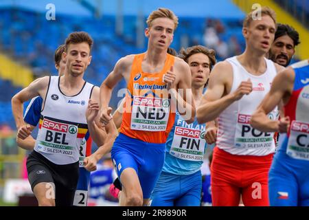 Chorchow, Polonia. 24 giugno 2023. Il belga Stijn Baeten raffigurato in azione durante i Campionati europei di atletica a squadre, a Chorchow, Slesia, Polonia, sabato 24 giugno 2023. Il Team Belgium partecipa alla prima divisione dal 23 al 25 giugno. BELGA PHOTO THOMAS WINDESTAM Credit: Belga News Agency/Alamy Live News Foto Stock