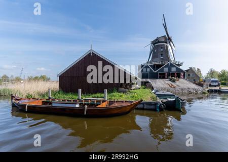 Segheria per legno De Rat a Ijlst, Paesi Bassi Foto Stock