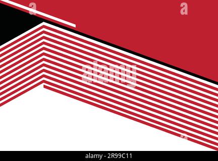 Progetto con sfondo linea rossa Illustrazione Vettoriale