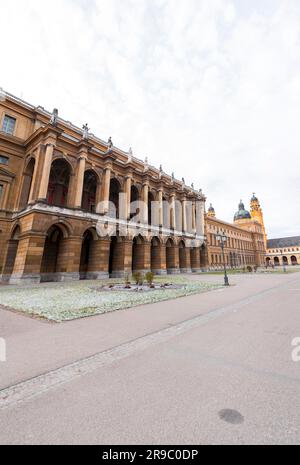 La Residenz nel centro di Monaco è l'ex palazzo reale dei re Wittelsbach di Baviera. Il più grande palazzo cittadino della Germania. Foto Stock