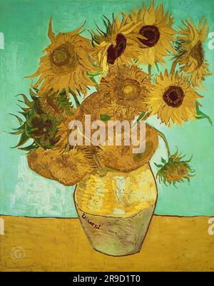 Vincent van Gogh - Girasoli 1888. Foto Stock
