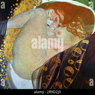 Gustav Klimt - Danae Foto Stock