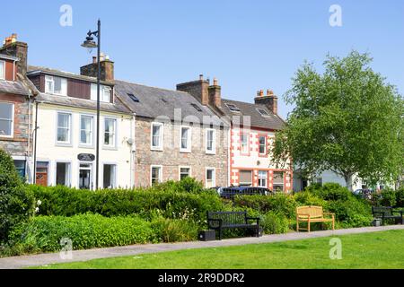 Wigtown Scotland's National Book Town e Town Centre Park a Dumfries e Galloway Scozia Regno Unito Europa Foto Stock