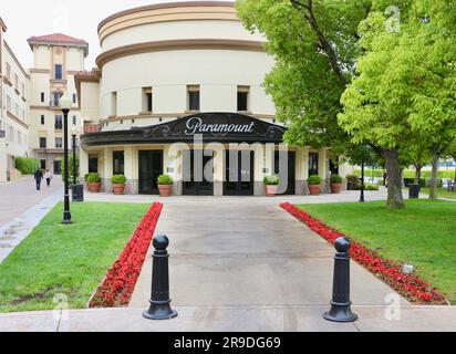 Paramount Theatre, teatro di proiezione Paramount Studios Hollywood Los Angeles California USA Foto Stock