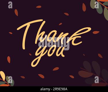 Carte di ringraziamento floreali per esprimere gratitudine e coltivare un apprezzamento gioioso Illustrazione Vettoriale