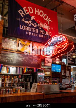 Red Hook Lobster Pound in Urbanspace Vanderbilt, New York City, USA 2023 Foto Stock
