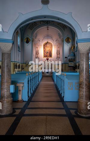 Chiesa Blu (Chiesa di Santa Elisabetta) a Bratislava, Slovacchia Foto Stock