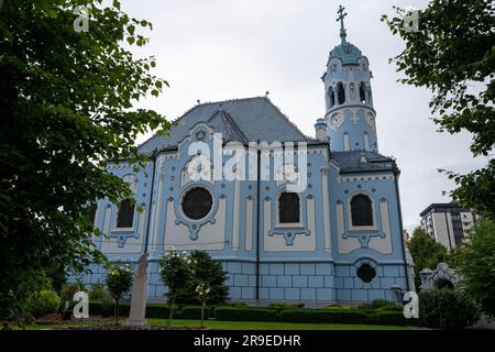 Chiesa Blu (Chiesa di Santa Elisabetta) a Bratislava, Slovacchia Foto Stock
