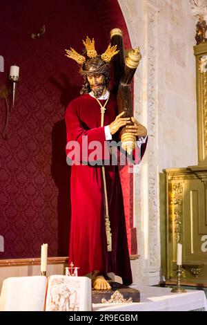 Dettagli dall'interno di St. Chiesa di Stefano nel Convento di Duenas a Salamanca, Spagna. Foto Stock