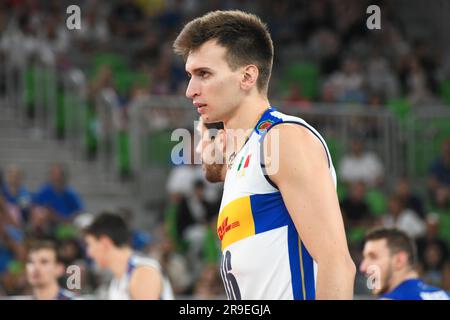 Yuri Romano (Italia). Campionato del mondo di pallavolo 2022. Quarti di finale Foto Stock