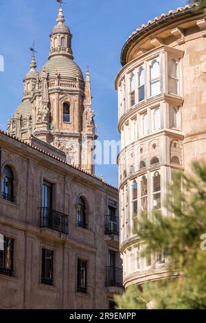 La Clerecia è un edificio barocco dell'ex Collegio reale dello Spirito Santo della compagnia di Gesù costruito tra il XVII e il XVIII secolo. Foto Stock