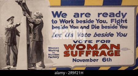 Il 19° emendamento le donne combattono per i diritti di voto mostra al National Constitution Center di Philadelphia PA Foto Stock