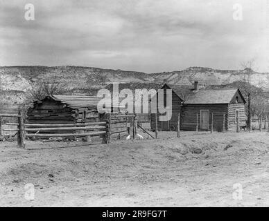 La fotografa Dorothea Lange fotografa l'America durante e dopo la grande depressione per la Farm Security Administration (FSA). Fotografia di Dorothea Lange Foto Stock