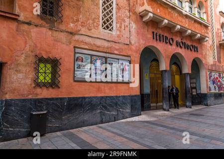 Cordova, Spagna - 25 febbraio 2022: Esterno del Teatro Gongora di Cordova, Andalusia, Spagna. Foto Stock