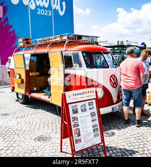 VW Bus Festival 2023 ad Hannover Foto Stock