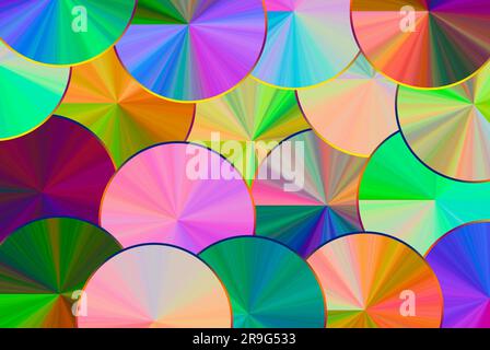 Strisce colorate sfondo astratto, effetto pixel allungati. Decorazioni fantasiose illustrazioni 3D. Foto Stock