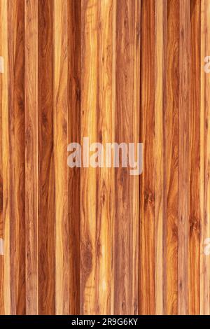 Motivo di sfondo pannelli impilati in legno di colore marrone chiaro Foto Stock